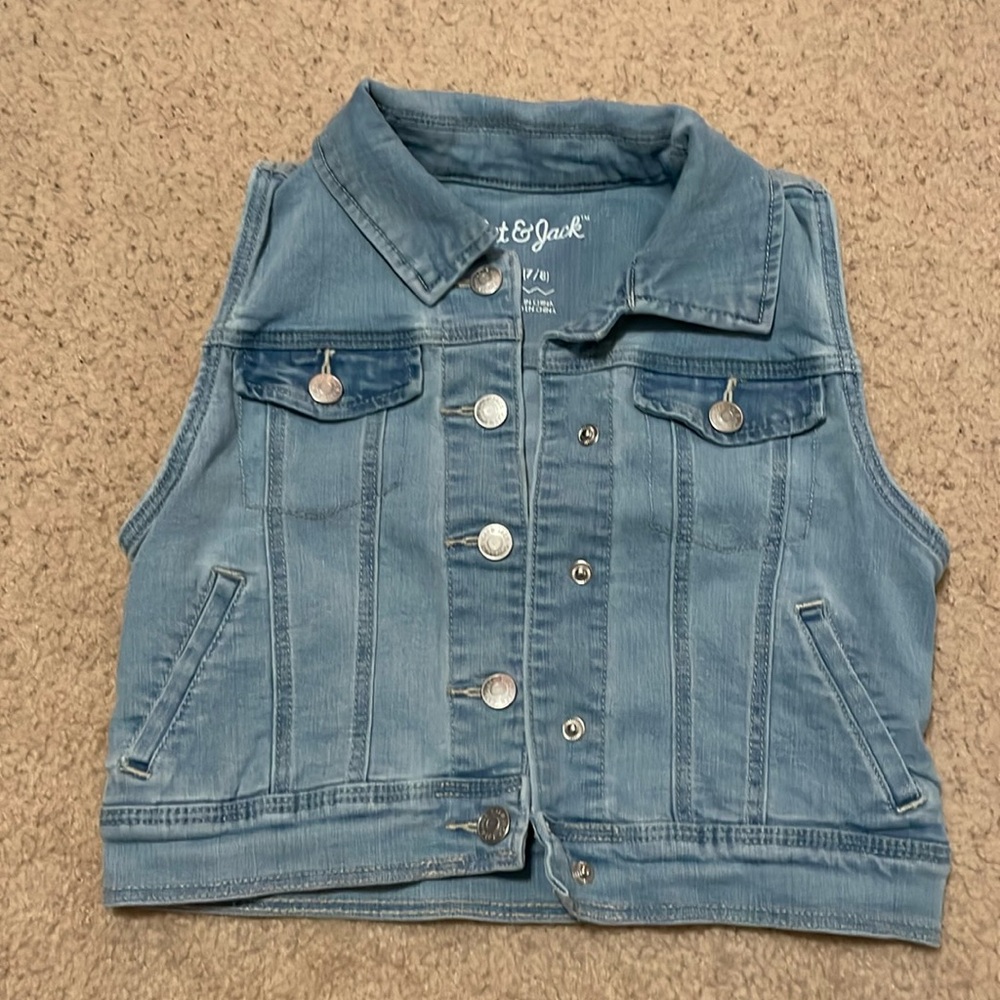 Girls Jean vest